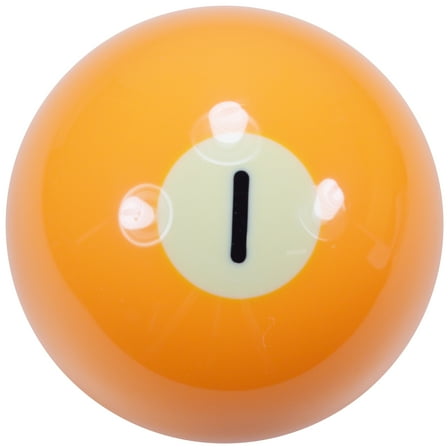 Number 1 Pool Ball - Regulation Size 2 1/4 Inch Billiards Pool Balls