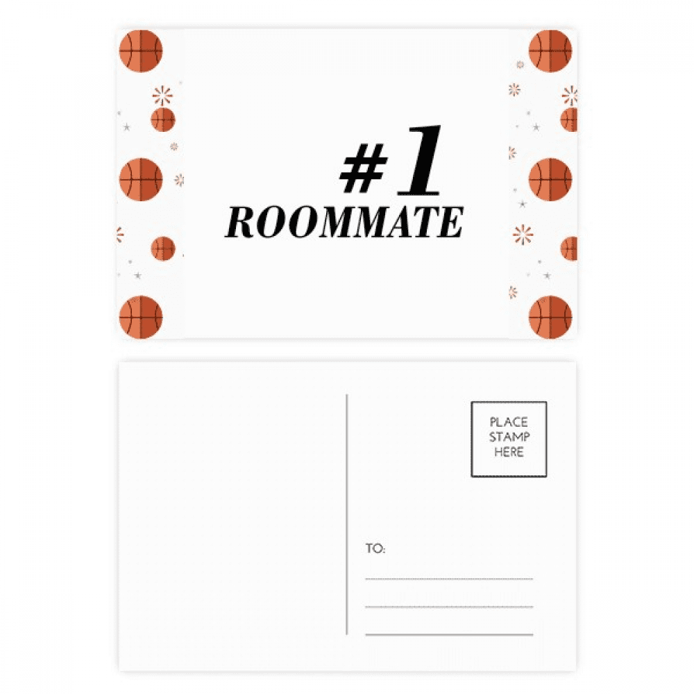 Number.1 Roommate Graduation season Basketball Postcard Set Thanks Card Mailing Side 20pcs