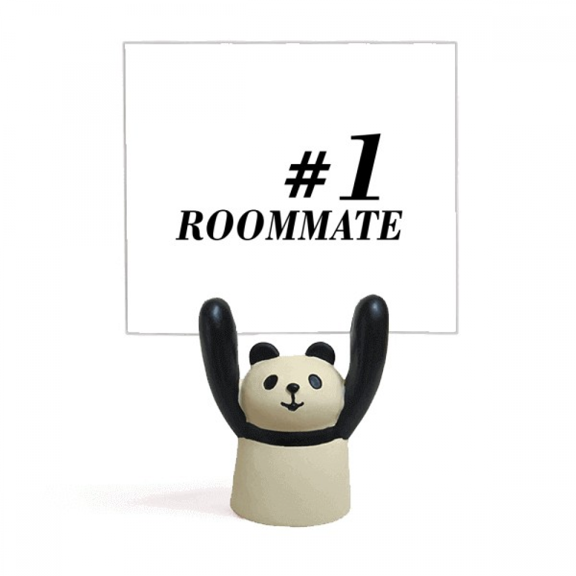 Number.1 Roommate Graduation season Memo Holder Cartoon Animal Panda Stand Decoration
