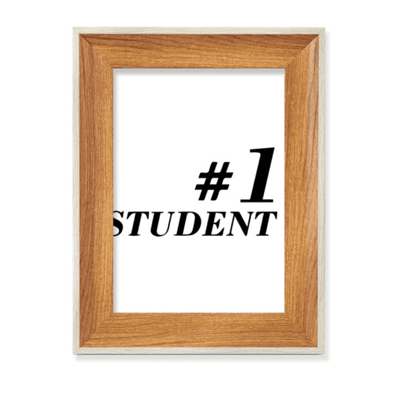 Number.1 Student Teacher Quote Desktop Wooden Photo Frame Display Picture Art Painting Multiple Sets