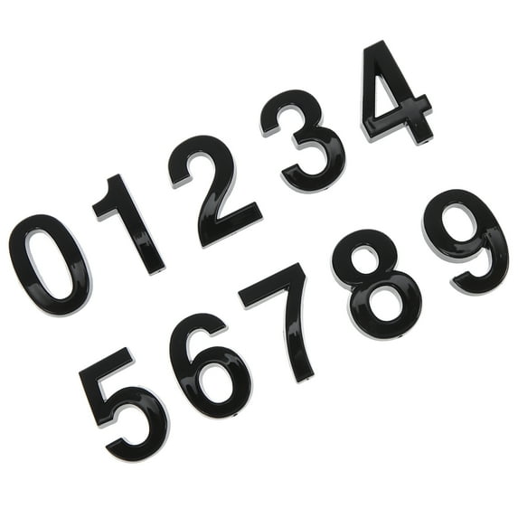 Number 10 Pcs Professional Clock Numbers Multi-function Clocks Door Abs Resin