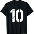 thumbnail image 1 of Number 10 Varsity Team - 10th Birthday & Ten Years Old T-Shirt, 1 of 4