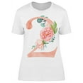 thumbnail image 1 of Number 2, Flower Tee Women's -Image by Shutterstock, 1 of 2
