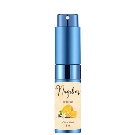 Number 2 Perfume Toilet Spray - Before Use- 8ml Pocket Size Citrus Wind Scent by EarthSential