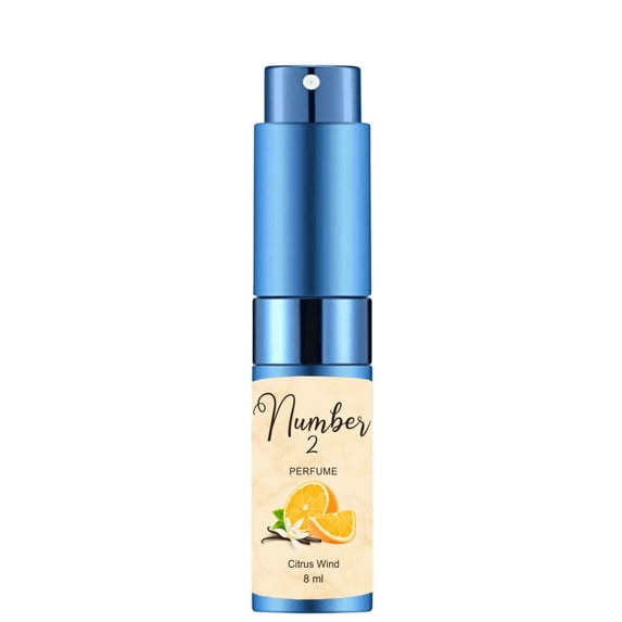 Number 2 Perfume Toilet Spray - Before Use- 8ml Pocket Size Citrus Wind Scent by EarthSential