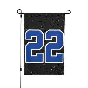 Number 22 Double Garden Flags 12x18 Inch Suitable For Courtyard Lawn Holiday Home Outdoor Decoration Flag