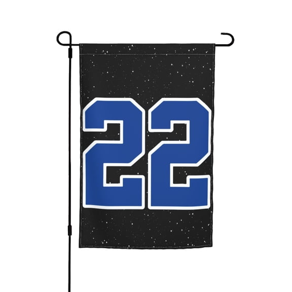 Number 22 Double Garden Flags 12x18 Inch Suitable For Courtyard Lawn Holiday Home Outdoor Decoration Flag