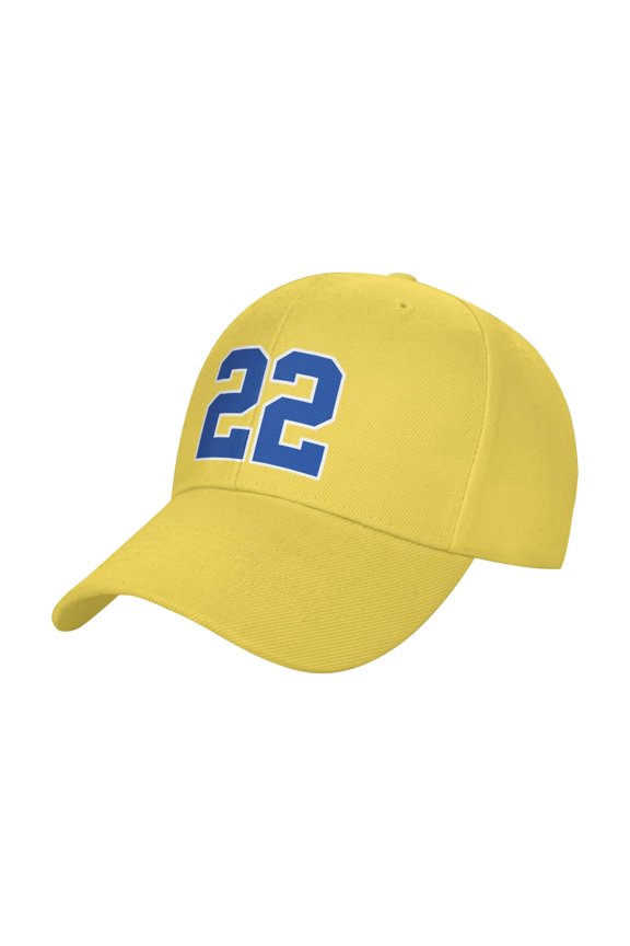 Number 22 Sandwich Cap Unisex Adjustable Adult Baseball Caps Casquette Hats Flat Cap