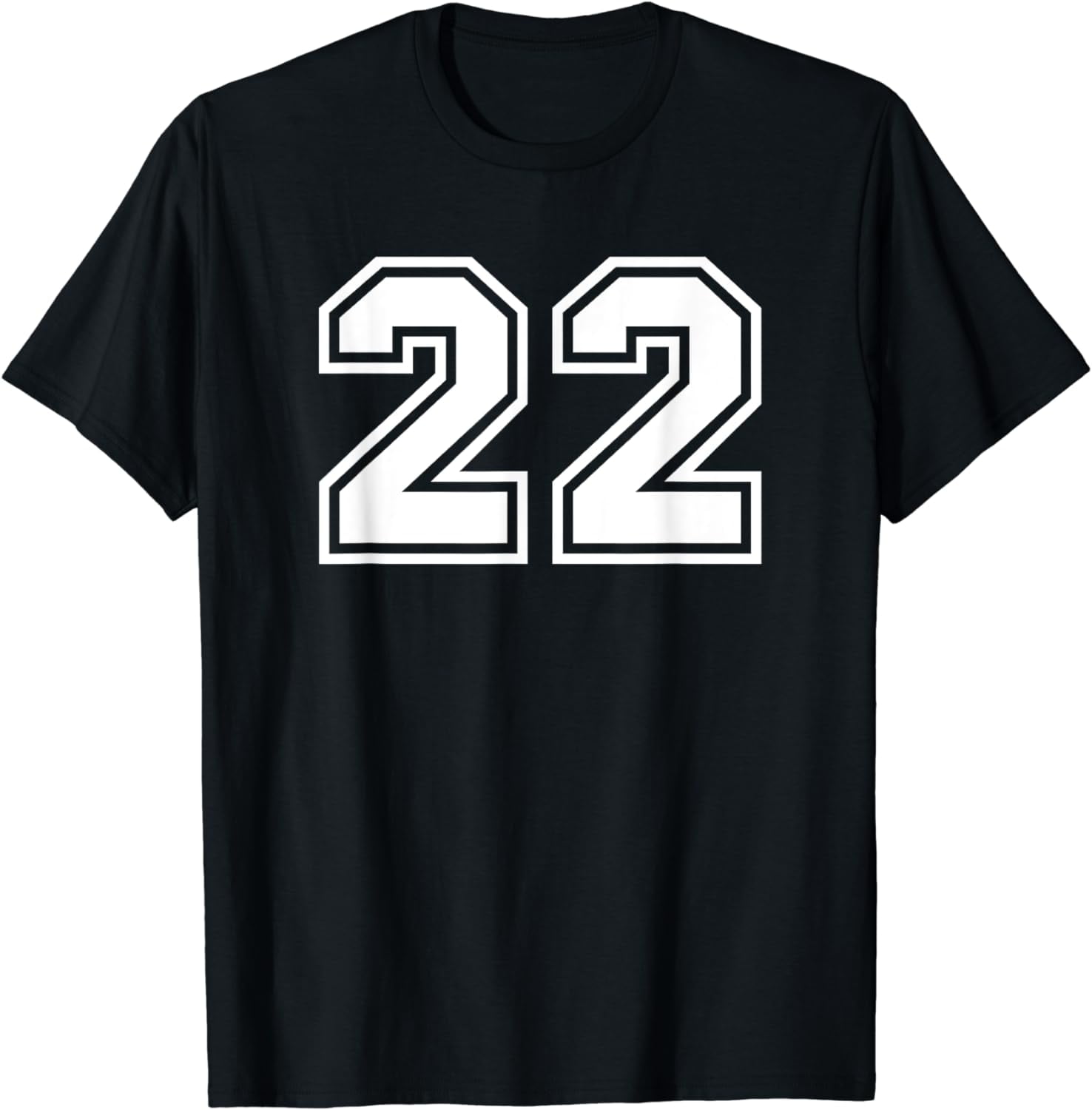 number-22-sports-jersey-lucky-favorite-number-t-shirt-walmart