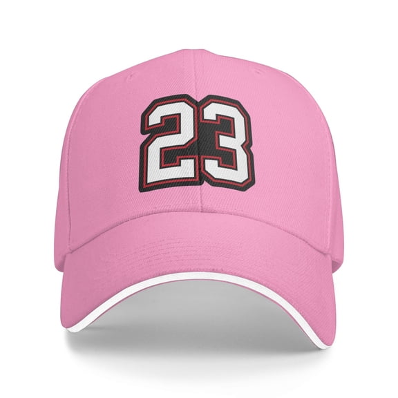 Number 23 Men Women Sandwich Cap Classic Baseball Capunisex Adjustable Casquette Dad Hat