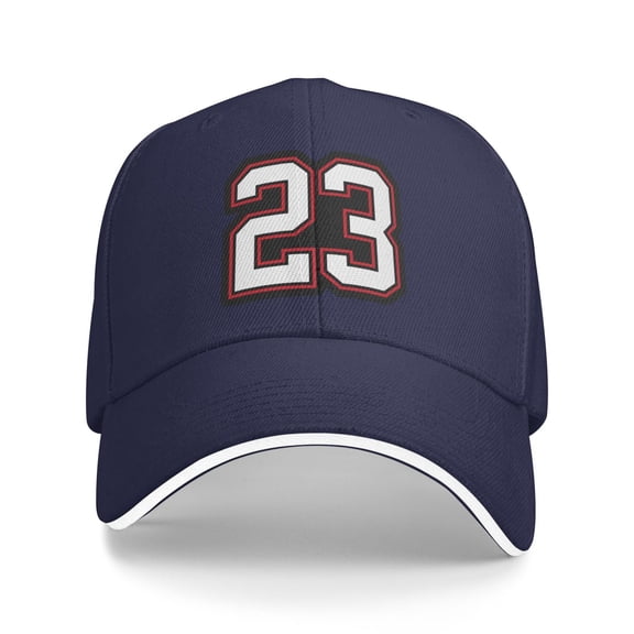 Number 23 Men Women Sandwich Cap Classic Baseball Capunisex Adjustable Casquette Dad Hat
