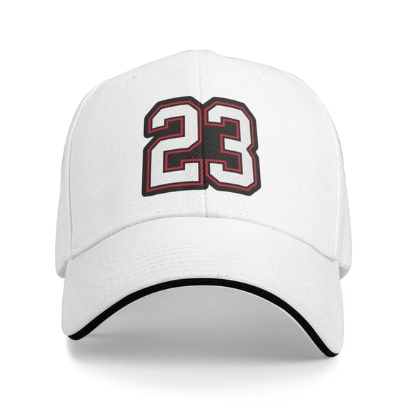 Number 23 Men Women Sandwich Cap Classic Baseball Capunisex Adjustable Casquette Dad Hat