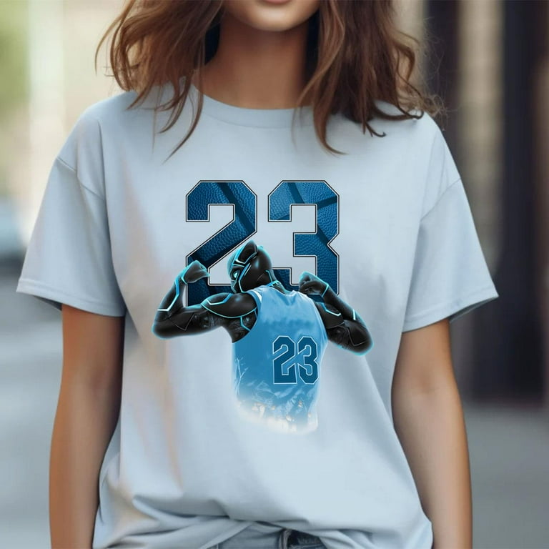 Number 23 Panther Unisex Tees Jordan 9 Powder Blue Sweatshirt to match Sneaker Outfit birthday graphic Tees