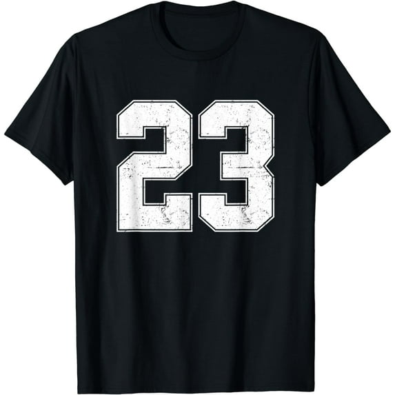 Number 23 Shirt, numbered Vintage 23rd years old birthday T-Shirt