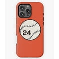 thumbnail image 1 of Number 24 Sports Jersey Phone Case for iPhone 16 15 14 13 12 11 Pro Max, 1 of 2