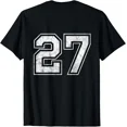 thumbnail image 1 of Number 27 on The Back T-Shirt, 1 of 6