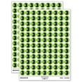 thumbnail image 1 of Number 3 Three Fun Bold Font 200+ Round Stickers - Light Green - Gloss Finish - 0.50" Size, 1 of 3