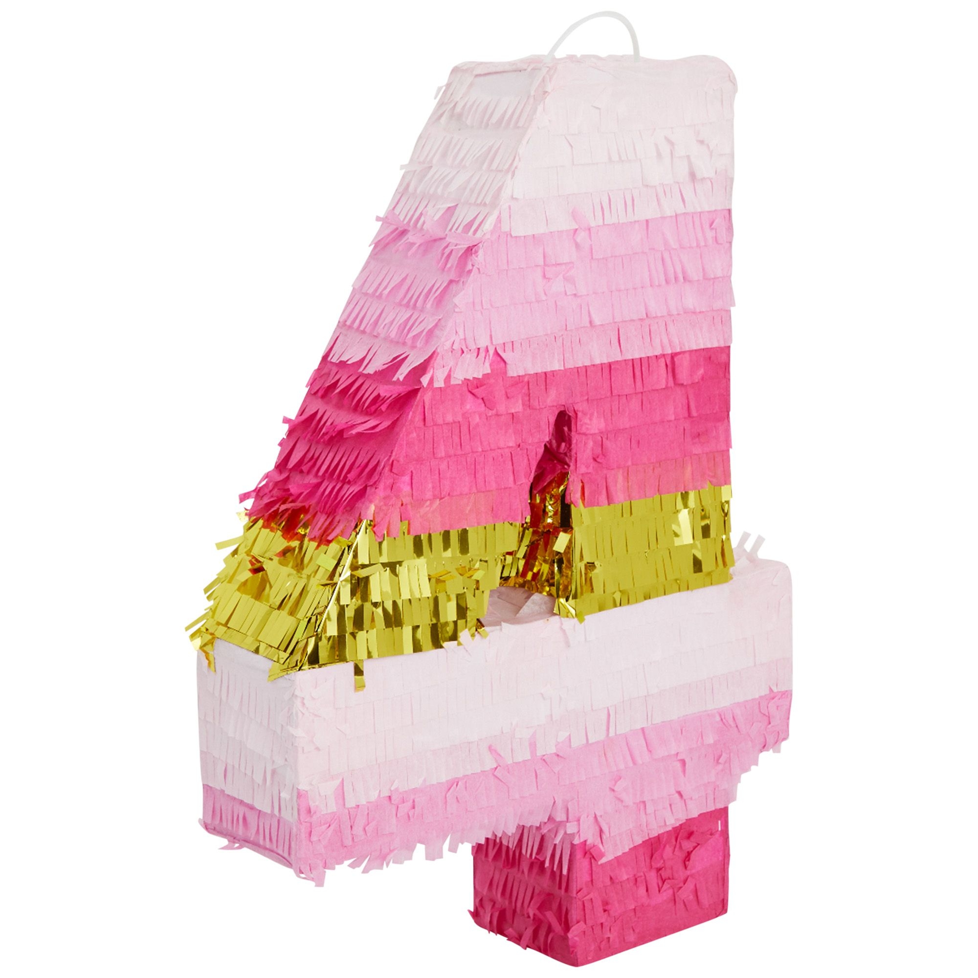 Piñata En Forme De Tranche De Pizza Blue Panda - Décoration Fête Anniversaire, 41,9x34,5x7,6 Cm, à Remplir De Bonbons