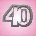 thumbnail image 1 of Number 40 Cookie Cutter, 1 of 1