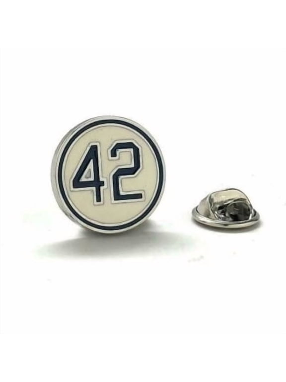 Jackie Robinson #42 Lapel Pin Baseball Barrier Breaker Tie Tack Civil Rights Tribute Collectors Gift for Fans, Dads, and Educators