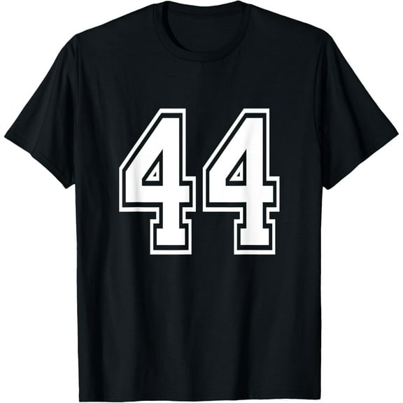Number 44 T-Shirt Birthday Varsity Sports Team Jersey