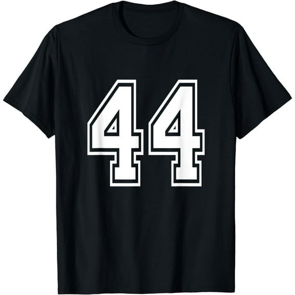 Number 44 T-Shirt Birthday Varsity Sports Team Jersey