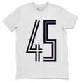 thumbnail image 1 of Number 45 Jordan 11 Concord Sneaker Match T-Shirt - AJ11 Matching Outfit (White / 3X-Large), 1 of 4