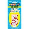 thumbnail image 1 of Number 5 Birthday Candle and Cake Topper (Pack of 20), 1 of 1
