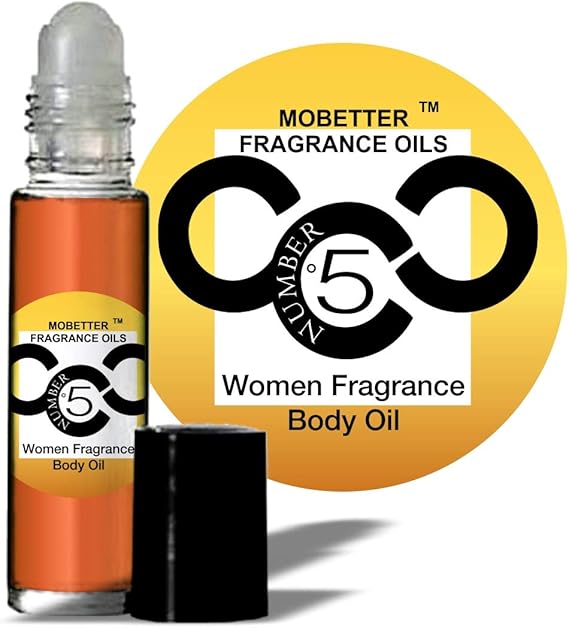 Number 5 C Perfume Fragrance Body Oil for Women by Mobetter Fragrance Oils