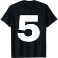thumbnail image 1 of Number 5 Shirt. Five T-Shirt, 1 of 3