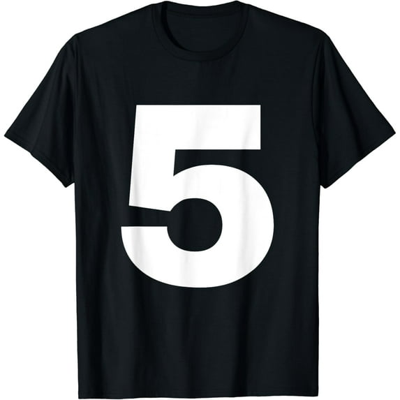 Number 5 Shirt. Five T-Shirt