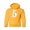 thumbnail image 1 of Number 5 With Flowers Hoodie Juniors -Image by Shutterstock,  Large, 1 of 4