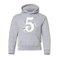 thumbnail image 1 of Number 5 With Flowers Hoodie Juniors -Image by Shutterstock,  Medium, 1 of 4