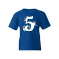 thumbnail image 1 of Number 5 With Flowers T-Shirt Juniors -Image by Shutterstock,  Large, 1 of 4