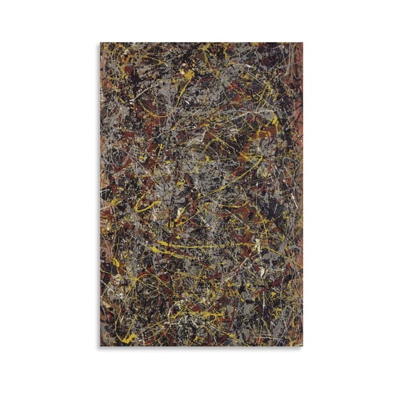 Number 5 by Jackson Pollock Painting Poster Picture Print Wall Art Poster Painting Canvas Posters Artworks Gift Room Aesthetic 24x36inch(60x90cm)