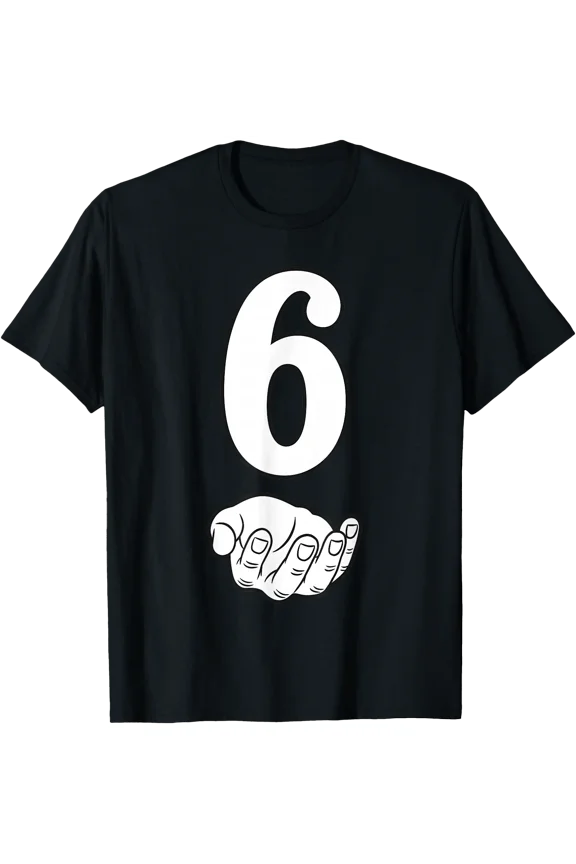 Number 6 Funny 67 Six Seven Meme Hands Couple Matching T-Shirt, Unisex T-Shirt