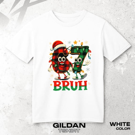 Number 6 Meme T-shirt with Funny 67 Christmas Holiday Boys Girls Theme, up to size 5XL.