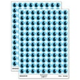 thumbnail image 1 of Number 6 Six Fun Bold Font 200+ Round Stickers - Light Blue - Matte Finish - 0.50" Size, 1 of 3
