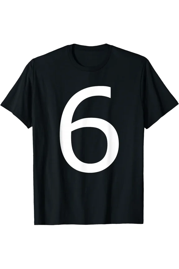 Number 6 Six Numeral T-shirt