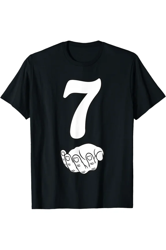Number 7 Funny 67 Six Seven Meme Hands Couple Matching T-Shirt, Unisex T-Shirt