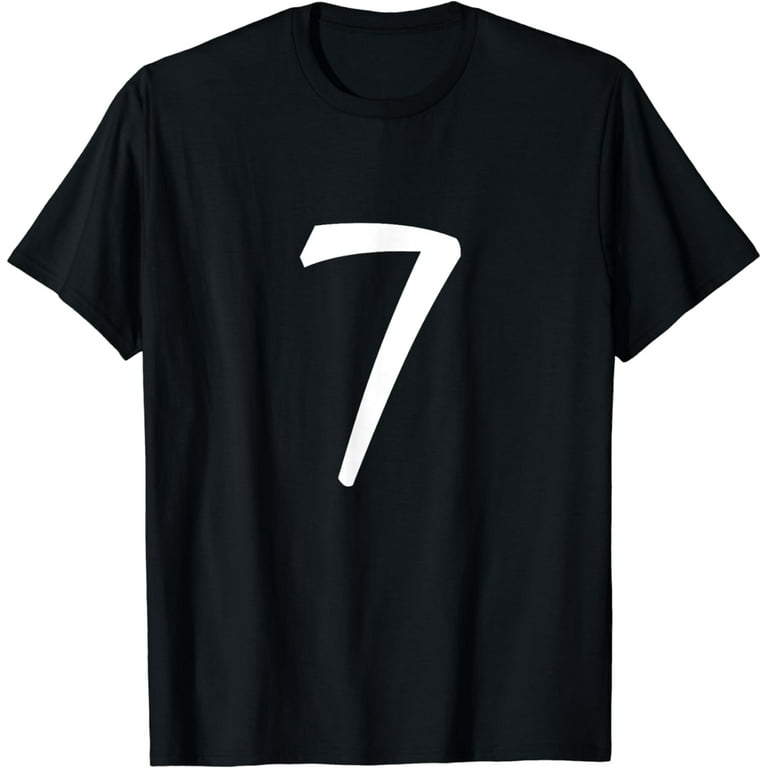 Number 7 - Lucky Number Seven T Shirt Number 7 - Lucky Number Seven T Shirt