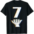 thumbnail image 1 of Number 7 Matching 67 Meme Halloween Costume Men Women T-Shirt tee, 1 of 4