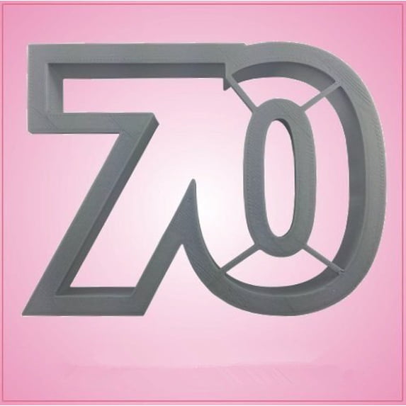 Number 70 Cookie Cutter