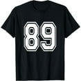 thumbnail image 1 of Number 89 T-Shirt Birthday Varsity Sports Team Jersey, 1 of 3