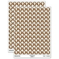 thumbnail image 1 of Number 9 Nine Fun Bold Font 200+ Round Stickers - Brown - Matte Finish - 0.50" Size, 1 of 3