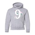 thumbnail image 1 of Number 9 With Flowers Hoodie Juniors -Image by Shutterstock,  x-Large, 1 of 4