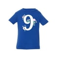 thumbnail image 1 of Number 9 With Flowers T-Shirt Infant -Image by Shutterstock,  12 Months, 1 of 4