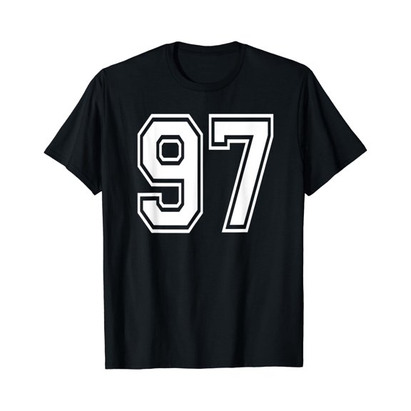 Number 97 97th Birthday Gift Player Team Numbered T-Shirt