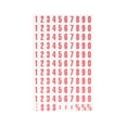 thumbnail image 1 of Number Accessory Magnets, Red on White, 1 of 1