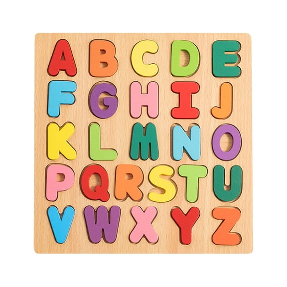 Number Alphabet Shape Puzzle Building Blocks Early Childhood Educational Safe Material Interactive Learning Boys Girls, for Toddler Preschool Kindergarten Alphabet Shape Intelligence Development